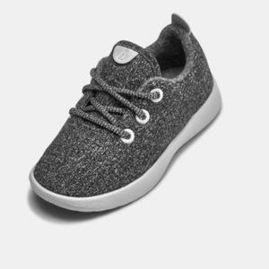 Smallbirds (Kids Allbirds) Gray Wool Runners Size 8 Toddler